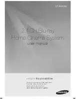 Предварительный просмотр 1 страницы Samsung HT-BD8200 User Manual