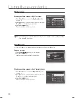 Предварительный просмотр 78 страницы Samsung HT-BD8200 User Manual