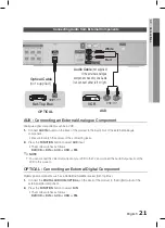 Предварительный просмотр 21 страницы Samsung HT-C445 User Manual