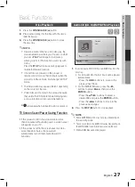 Предварительный просмотр 27 страницы Samsung HT-C445 User Manual