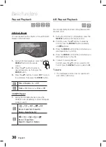 Предварительный просмотр 30 страницы Samsung HT-C445 User Manual