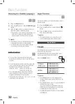 Предварительный просмотр 32 страницы Samsung HT-C445 User Manual