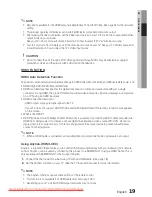 Предварительный просмотр 19 страницы Samsung HT-C450 User Manual