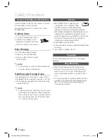 Preview for 4 page of Samsung HT-C460 User Manual