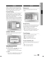 Preview for 39 page of Samsung HT-C5200 User Manual