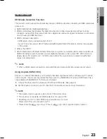 Preview for 23 page of Samsung HT-C550-XAC User Manual