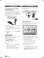 Preview for 40 page of Samsung HT-C550-XAC User Manual