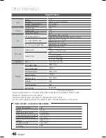 Preview for 46 page of Samsung HT-C550-XAC User Manual