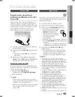 Preview for 41 page of Samsung HT-C550 Manual Del Usuario