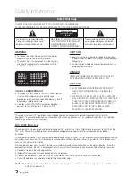 Preview for 2 page of Samsung HT-C550 User Manual