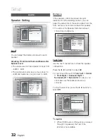 Предварительный просмотр 32 страницы Samsung HT-C5500 User Manual