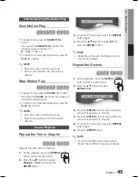 Preview for 45 page of Samsung HT-C5500D User Manual