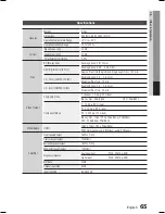 Preview for 65 page of Samsung HT-C5500D User Manual