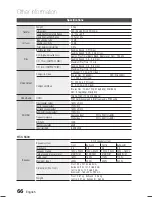 Предварительный просмотр 66 страницы Samsung HT-C5530W User Manual