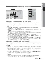 Предварительный просмотр 21 страницы Samsung HT-C5800 User Manual