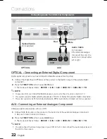 Предварительный просмотр 22 страницы Samsung HT-C5800 User Manual