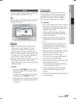 Предварительный просмотр 27 страницы Samsung HT-C5800 User Manual