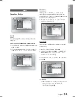 Предварительный просмотр 31 страницы Samsung HT-C5800 User Manual