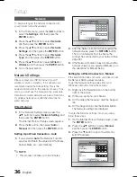 Предварительный просмотр 36 страницы Samsung HT-C5800 User Manual