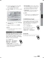 Предварительный просмотр 49 страницы Samsung HT-C5800 User Manual