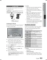 Предварительный просмотр 53 страницы Samsung HT-C5800 User Manual