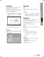 Предварительный просмотр 57 страницы Samsung HT-C5800 User Manual