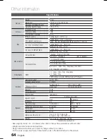 Предварительный просмотр 64 страницы Samsung HT-C5800 User Manual