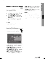 Preview for 49 page of Samsung HT-C6200 User Manual