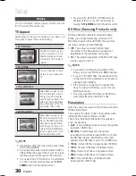 Предварительный просмотр 30 страницы Samsung HT-C6500 User Manual