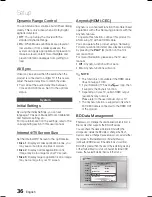Предварительный просмотр 36 страницы Samsung HT-C6500 User Manual