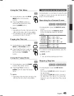 Предварительный просмотр 45 страницы Samsung HT-C6500 User Manual