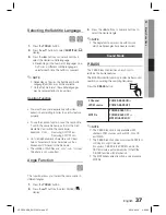 Preview for 37 page of Samsung HT-C650W User Manual