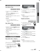 Preview for 47 page of Samsung HT-C6730W User Manual