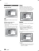 Предварительный просмотр 36 страницы Samsung HT-C6900W User Manual