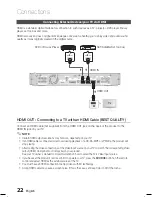 Предварительный просмотр 22 страницы Samsung HT-C6930W/XEU User Manual