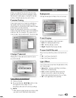 Предварительный просмотр 43 страницы Samsung HT-C6930W/XEU User Manual