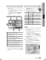 Предварительный просмотр 51 страницы Samsung HT-C6930W/XEU User Manual