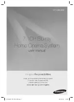 Предварительный просмотр 1 страницы Samsung HT-C6930W User Manual