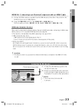 Предварительный просмотр 23 страницы Samsung HT-C6930W User Manual