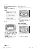 Предварительный просмотр 38 страницы Samsung HT-C6930W User Manual