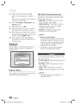 Предварительный просмотр 42 страницы Samsung HT-C6930W User Manual