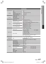 Предварительный просмотр 67 страницы Samsung HT-C6930W User Manual