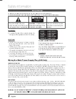 Preview for 2 page of Samsung HT-C7200 User Manual