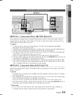 Предварительный просмотр 21 страницы Samsung HT-C7200 User Manual