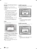 Предварительный просмотр 34 страницы Samsung HT-C7200 User Manual