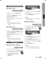 Preview for 43 page of Samsung HT-C7200 User Manual