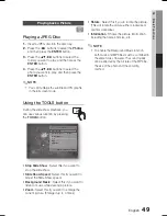 Предварительный просмотр 49 страницы Samsung HT-C7200 User Manual