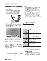 Предварительный просмотр 52 страницы Samsung HT-C7200 User Manual