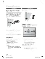 Preview for 34 page of Samsung HT-C730 User Manual