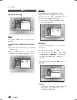 Предварительный просмотр 30 страницы Samsung HT-C7300 User Manual